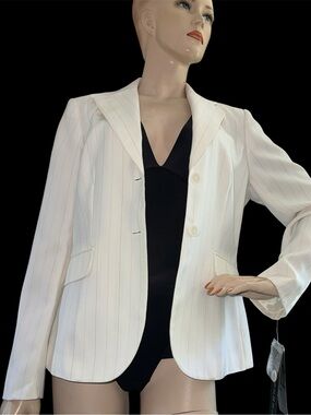 Vintage Emily White Blazer Jacket